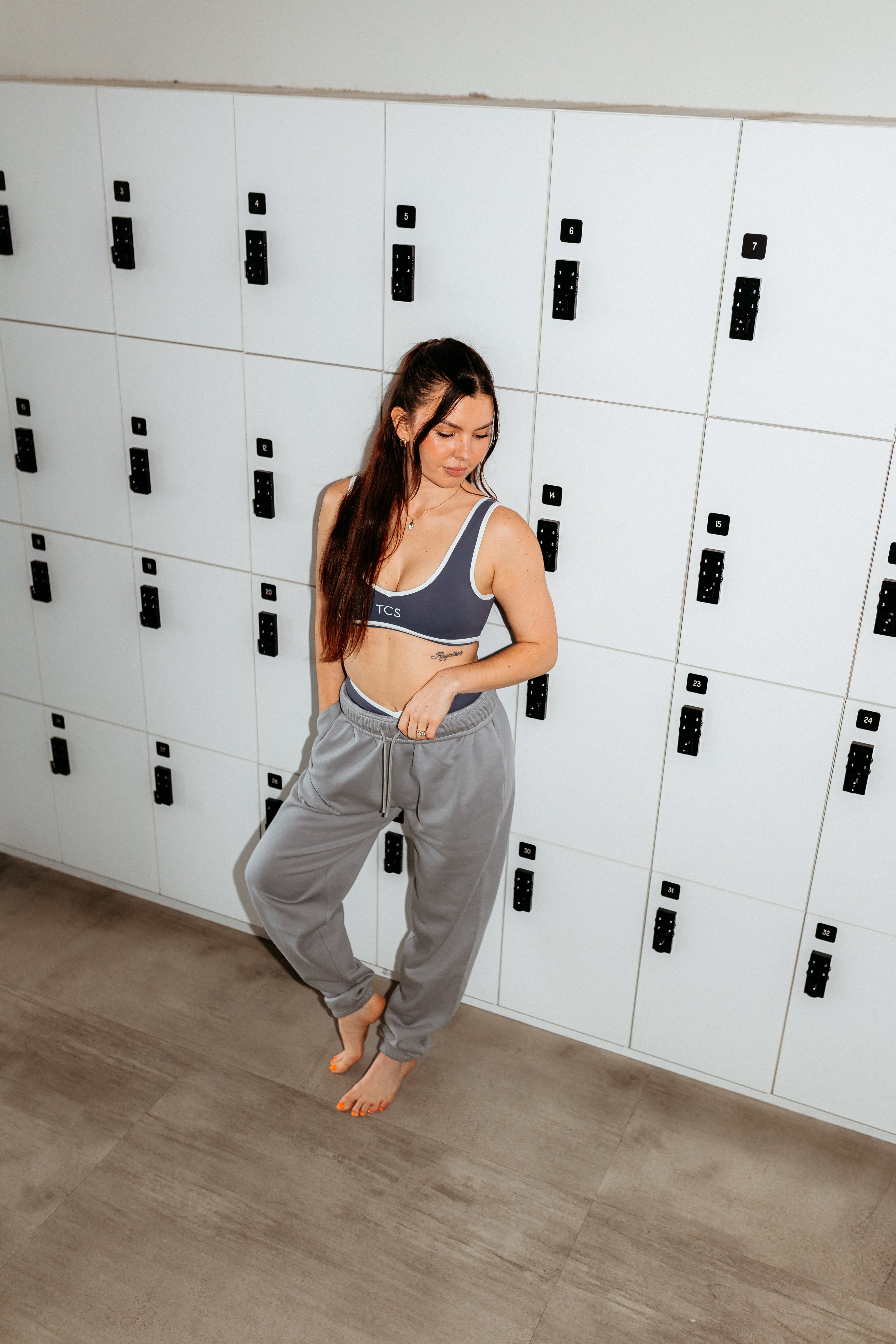 The Mens Sweatpants - Storm - Collective Studios - Back Pocket - Printed - Black
