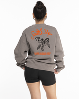 Saddle Up Sweatshirt - Washed Gray