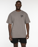 Saddle Up Tee - Washed Gray