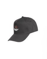 The Canvas Cap - Black - Real Good Pilates - Center Crown Stacked - Printed - Full Color