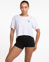 REFORM STUDIOS Core Collection - The Crop Tee - White