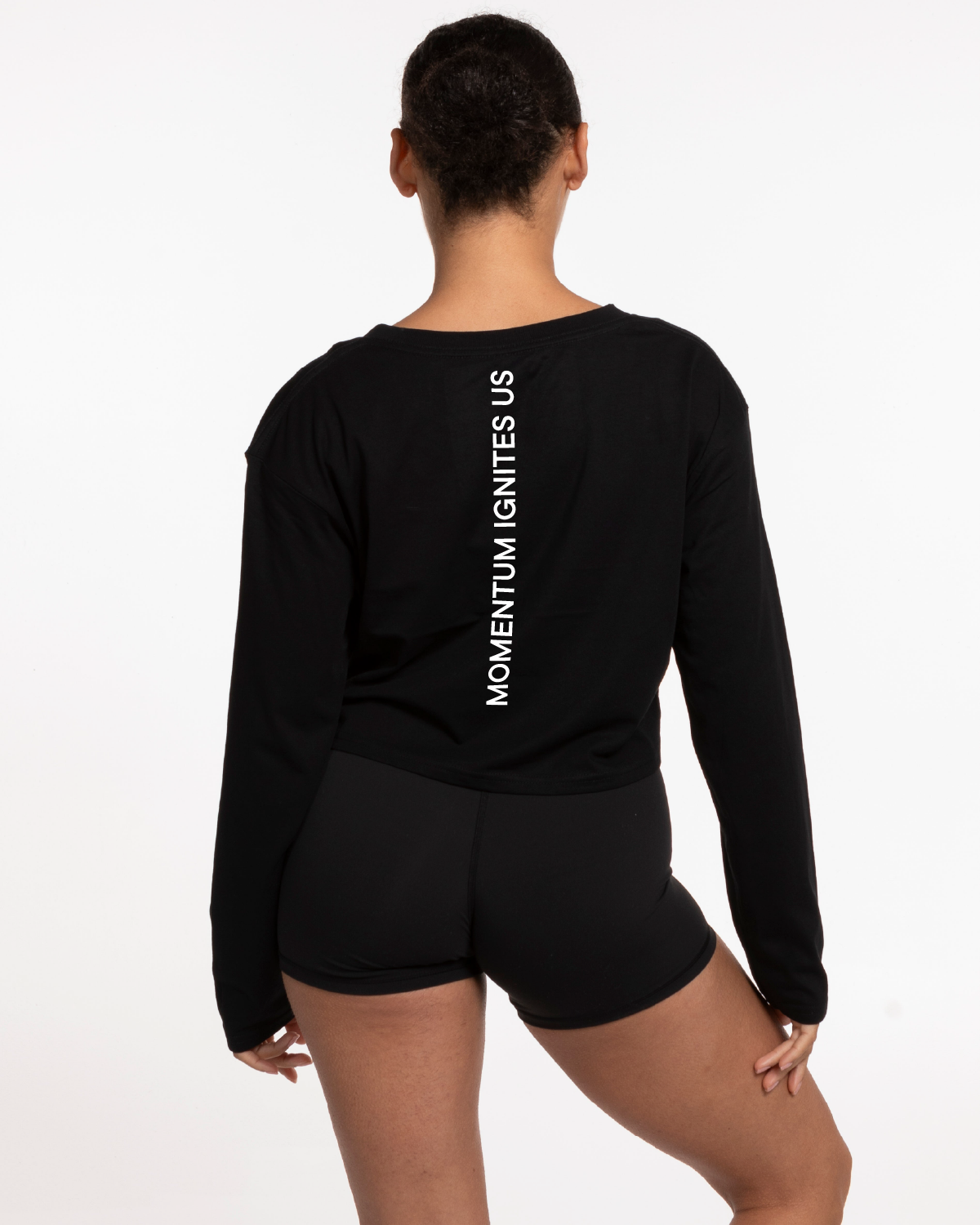 REFORM STUDIOS Core Collection - The Crop Long Sleeve - Black