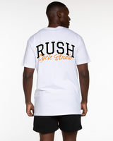 Rush Cycle Studio -The Mens Tee - White