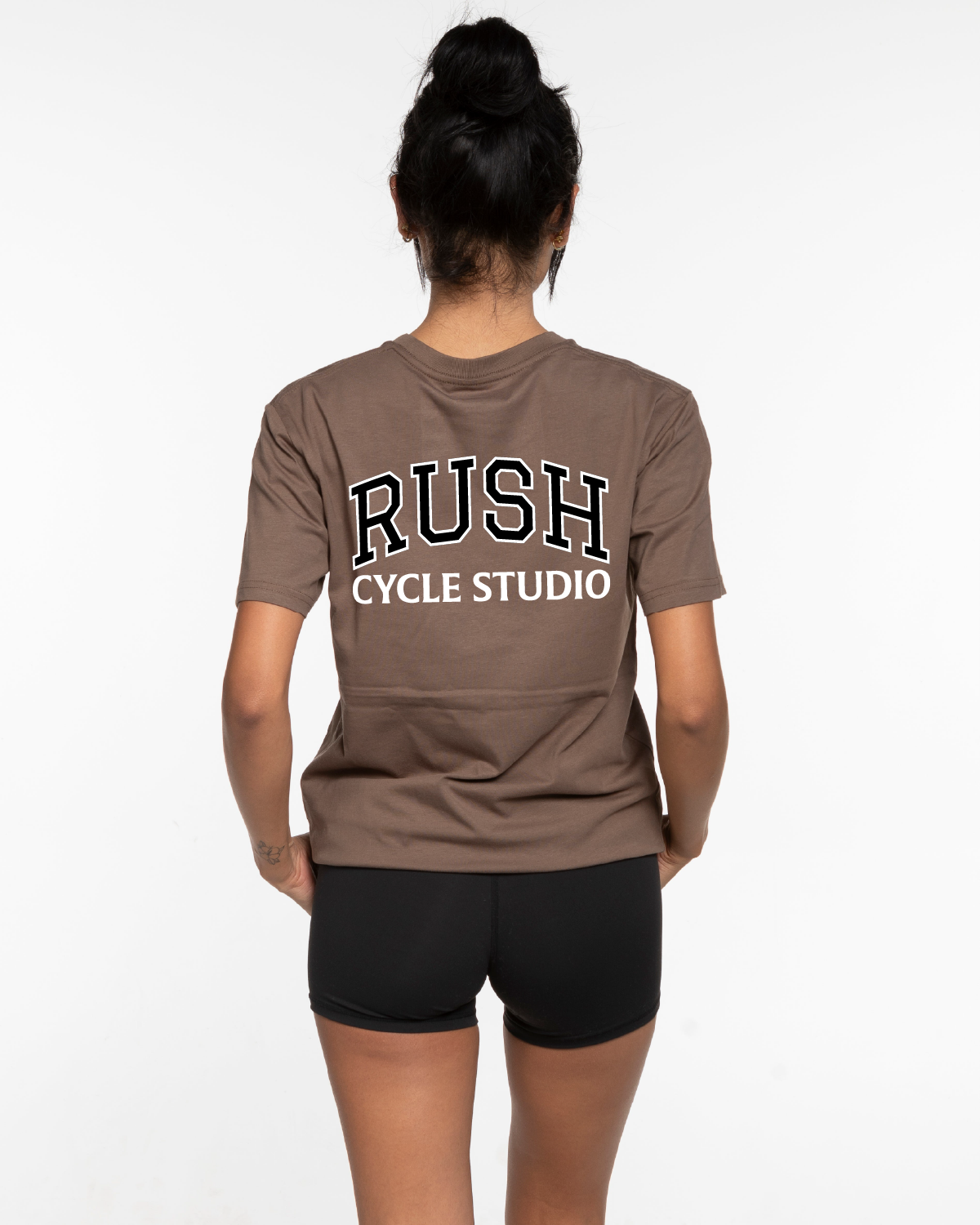 Rush Cycle Studio - The Mens Tee - Walnut
