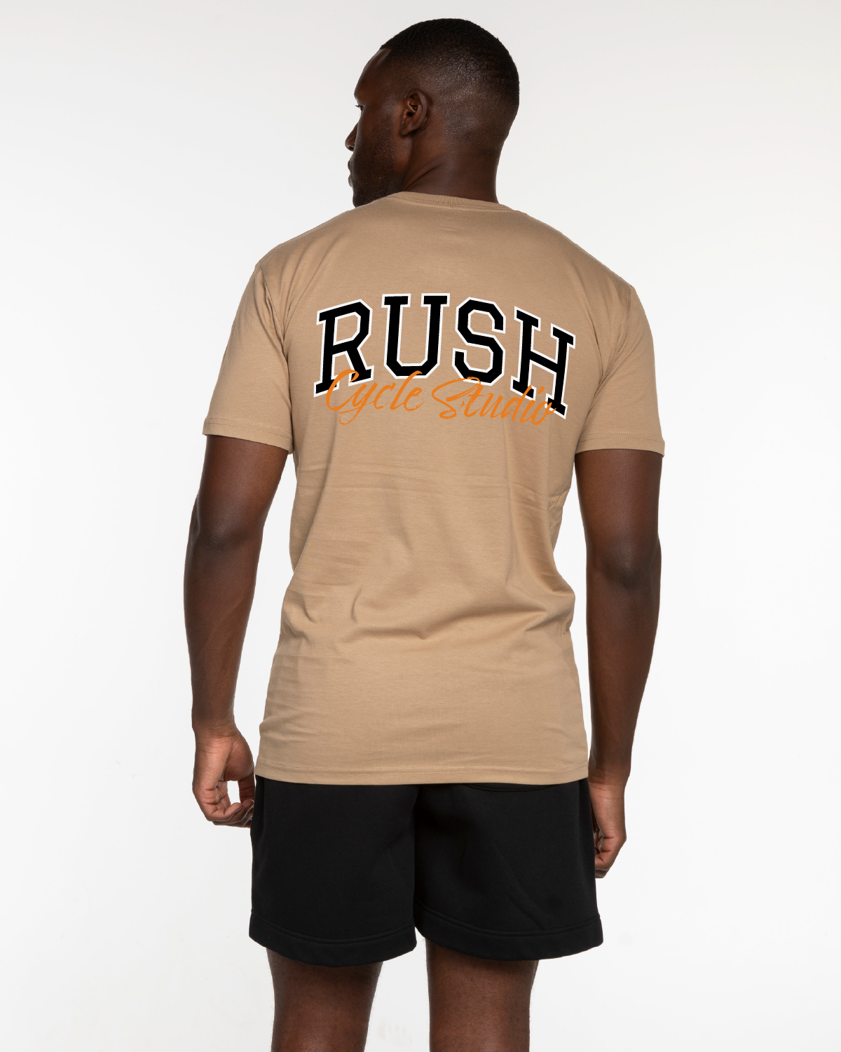 Rush Cycle Studio - The Mens Tee - Sand