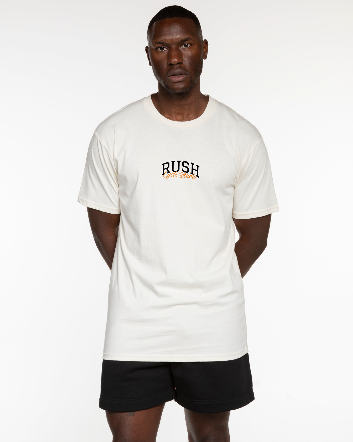 Rush Cycle Studio - The Mens Tee - Off White