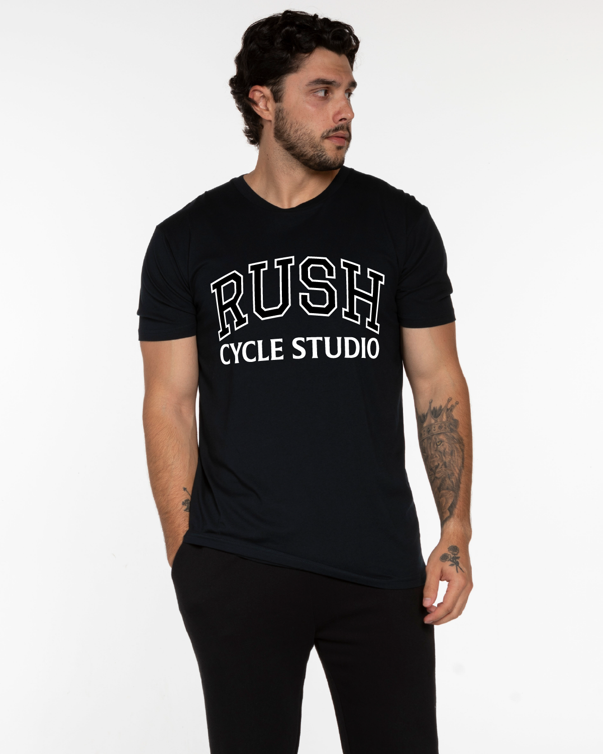 Rush Cycle Studio - The Mens Tee - Navy