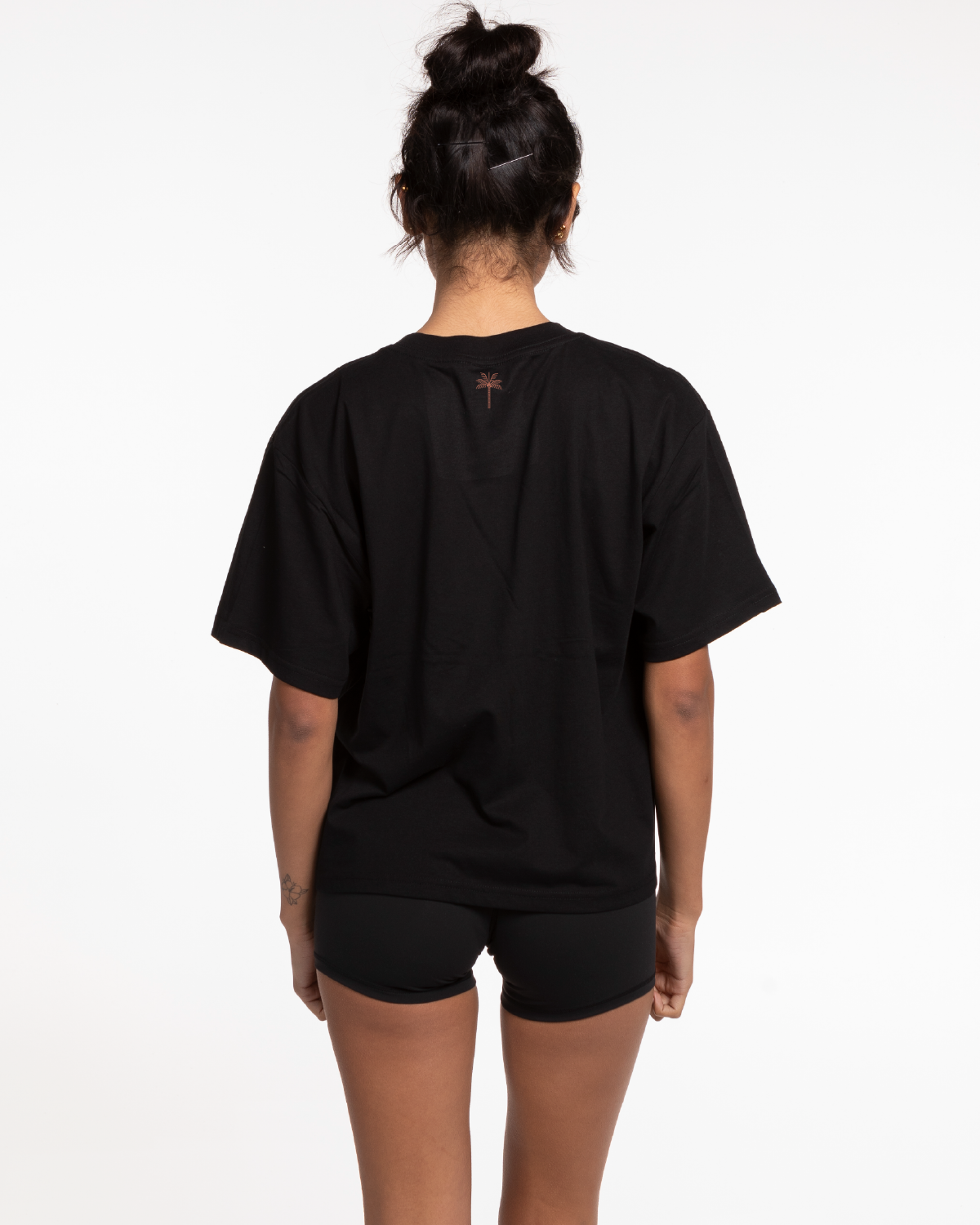 Real Good Pilates - Womens Oversized Tee - Black