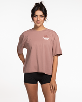 Real Good Pilates -  Womens Oversized Tee - Clay
