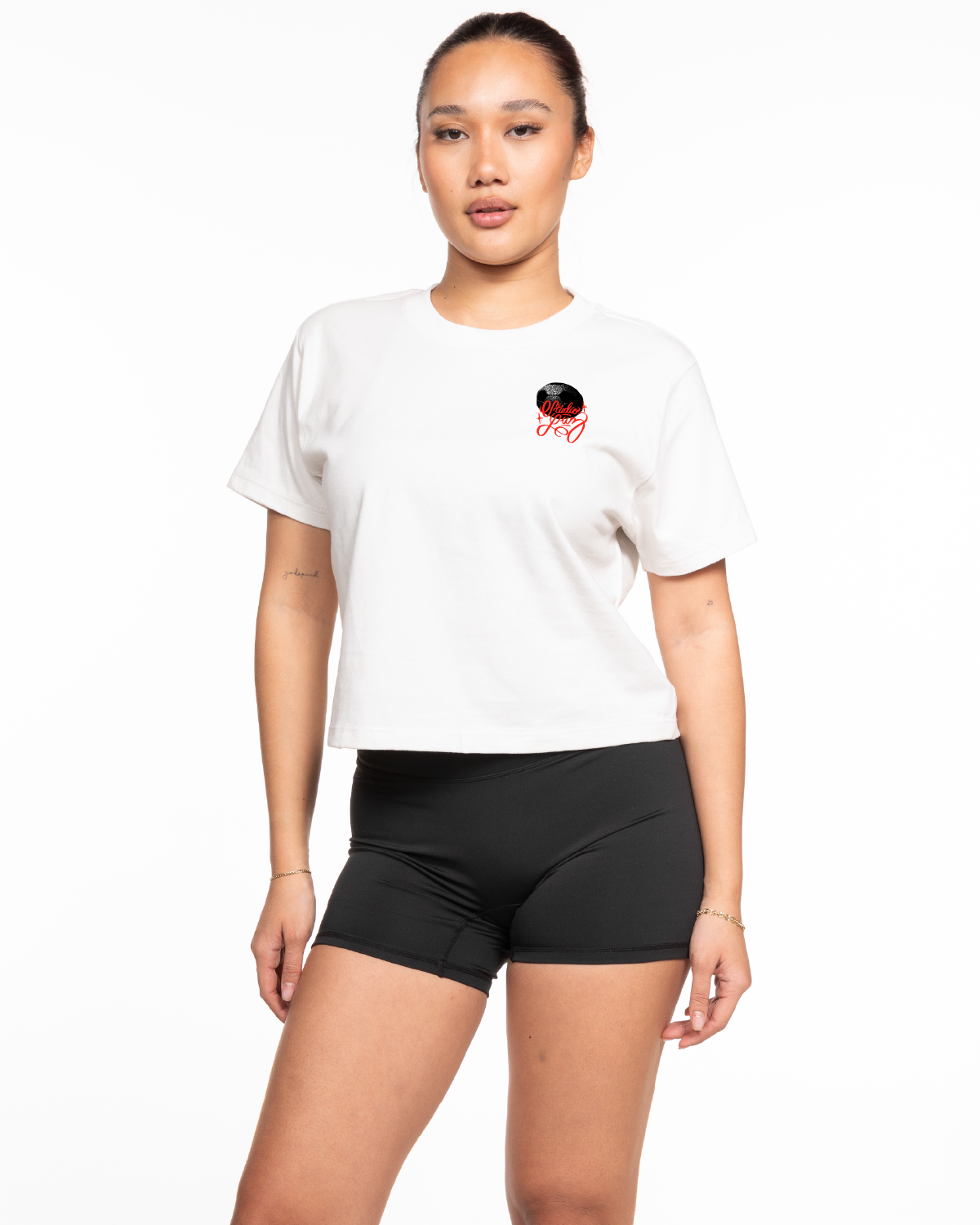 Copa Mundial Boxy Crop Tee - Off White