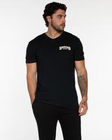 Swamis Endless - The Mens Tee - Navy - "ENDLESS COFFEE"