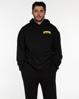 Swamis Endless -The Mens Hoodie - Black - "BEACH PLEASE"