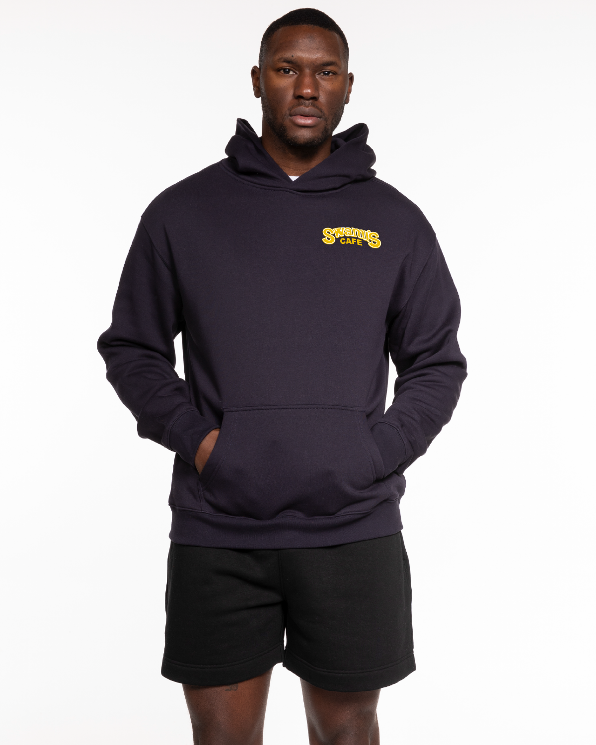 Swamis Endless -The Mens Hoodie - Ink - "BEACH PLEASE"