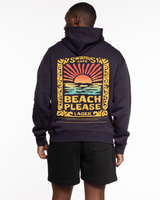 Swamis Endless -The Mens Hoodie - Ink - "BEACH PLEASE"