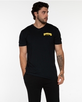 Swamis Endless - The Mens Tee - Navy -  "BEACH PLEASE"