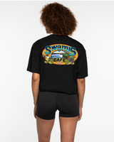 Swamis Core - The Mens Tee - Black - Front & Back Logo