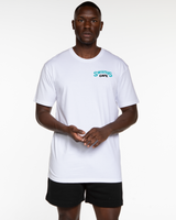 Swamis Core - The Mens Tee - White - Front & Back Logo