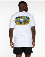 Swamis Core - The Mens Tee - White - Front & Back Logo