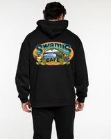 Swamis Core - The Mens Hoodie - Black - Front & Back Logo
