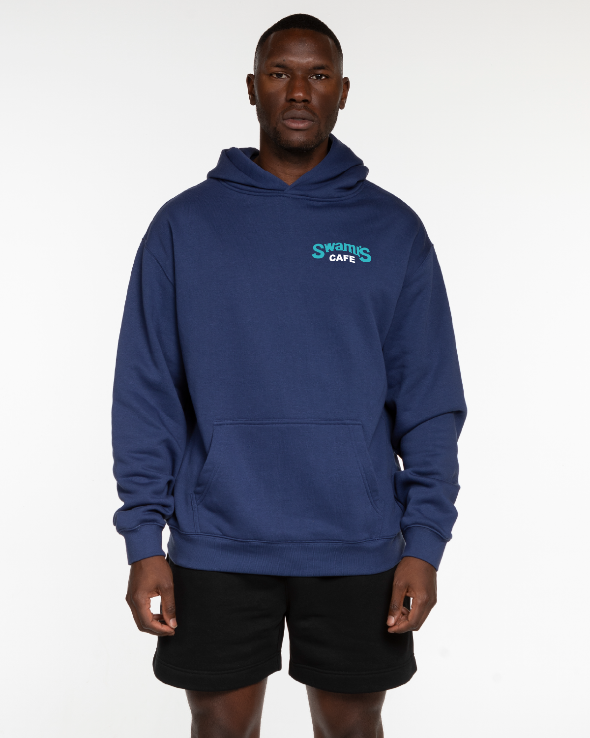 Swamis Core - The Mens Hoodie - Cobalt - Front & Back Logo