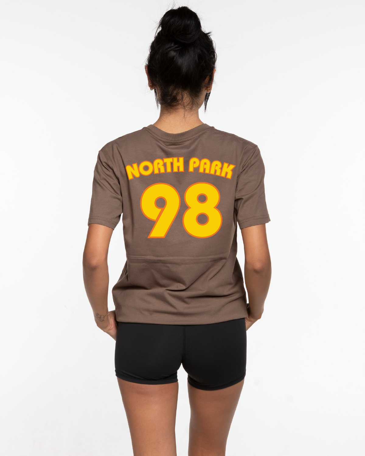 Swamis Padres - The Mens Tee - Walnut - "NORTH PARK"