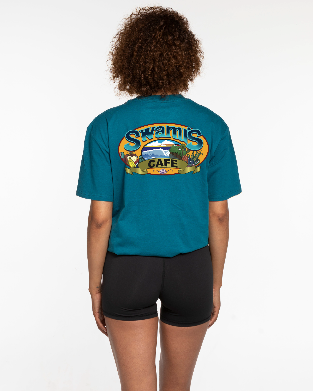 Swamis Core -The Mens Tee - Atlantic - Front & Back Logo