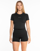 Collective Studios - The Short Sleeve Crop - Black