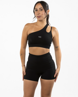 Collective Studios The One Shoulder Bra - Black