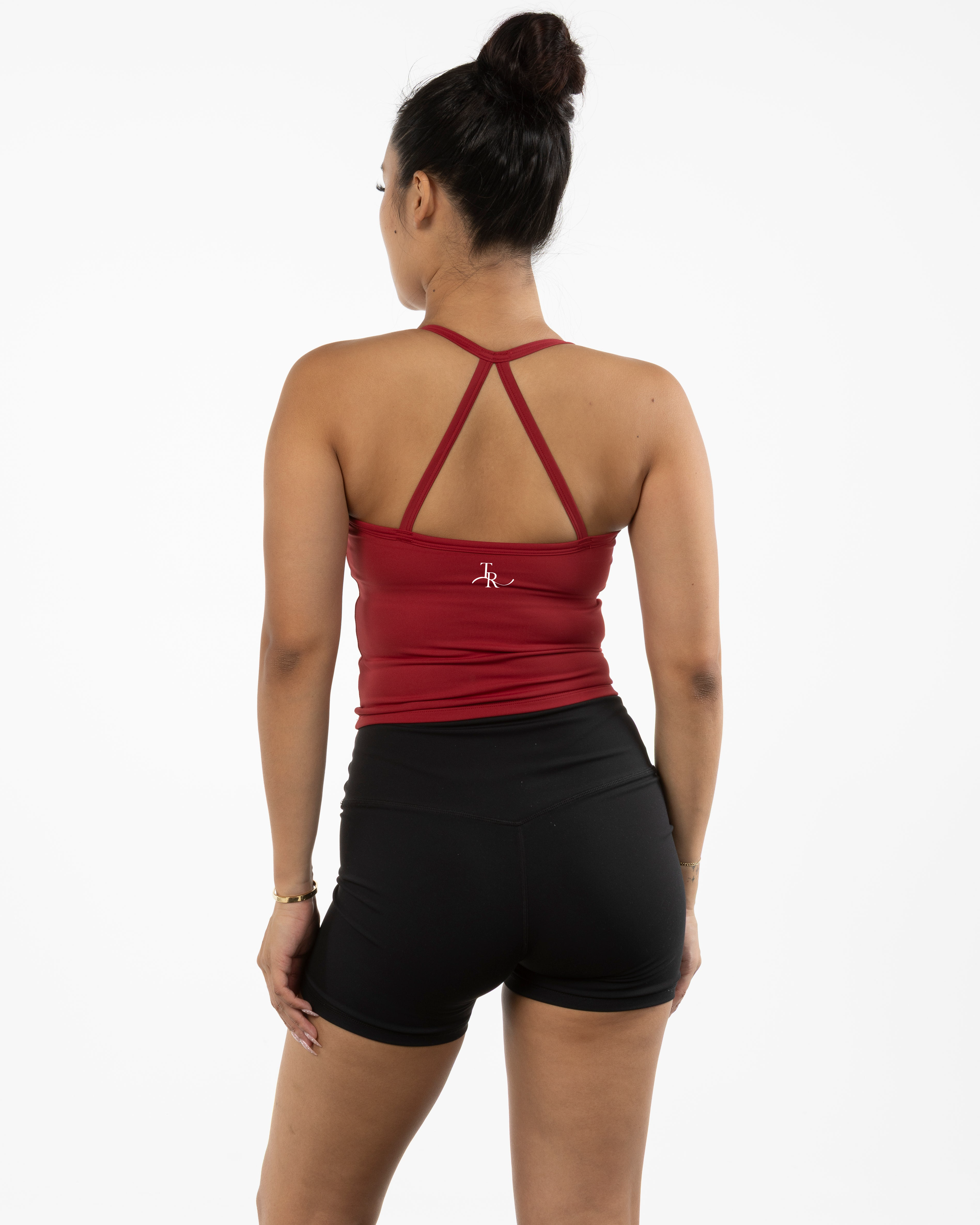 The Refinery Fitness Studio Womens Sporty Tank - Red