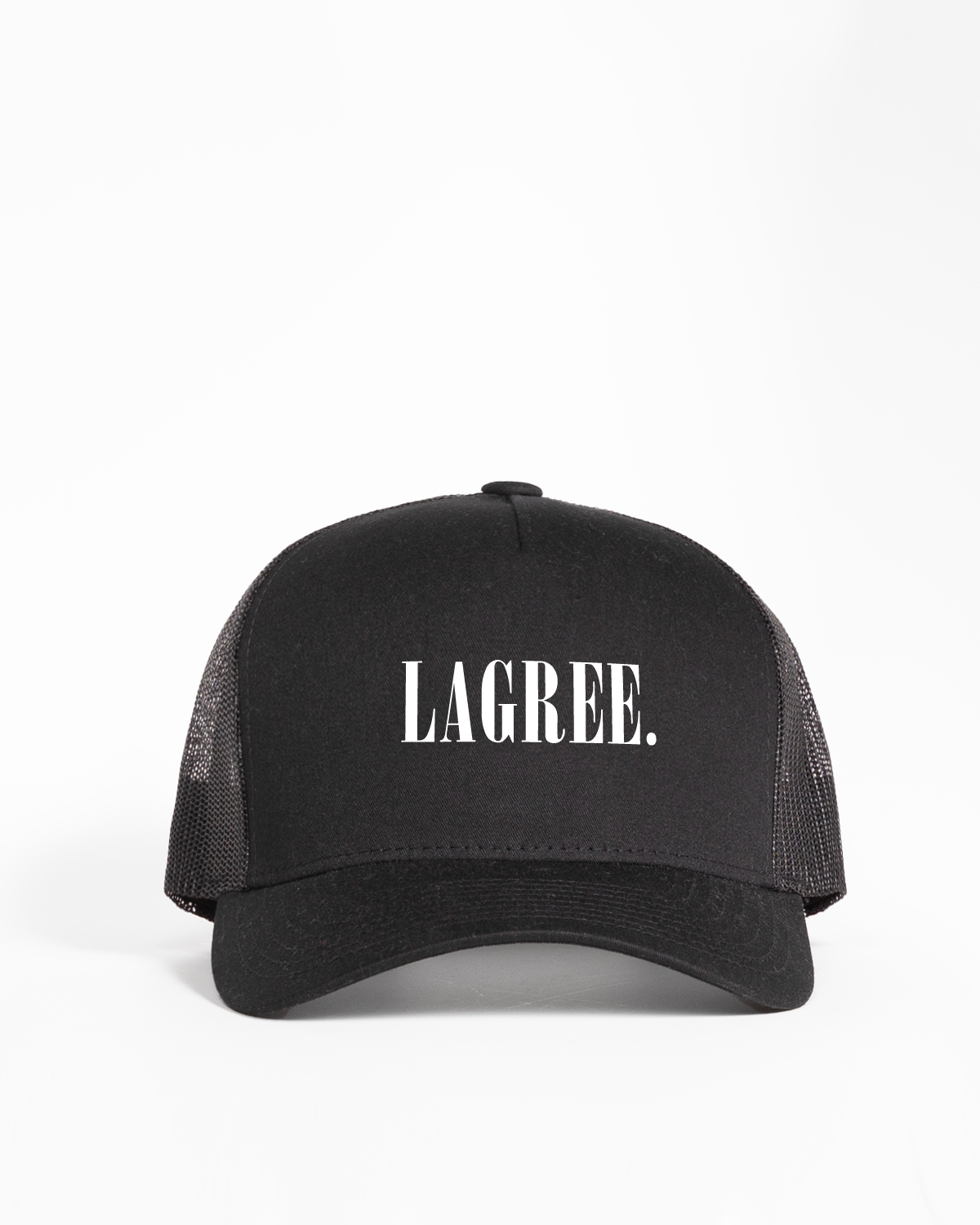 Studio 205 - The 5 Panel Trucker Hat - Black