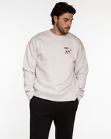 There’s Magic in the Mess Oversized Crewneck - Bone