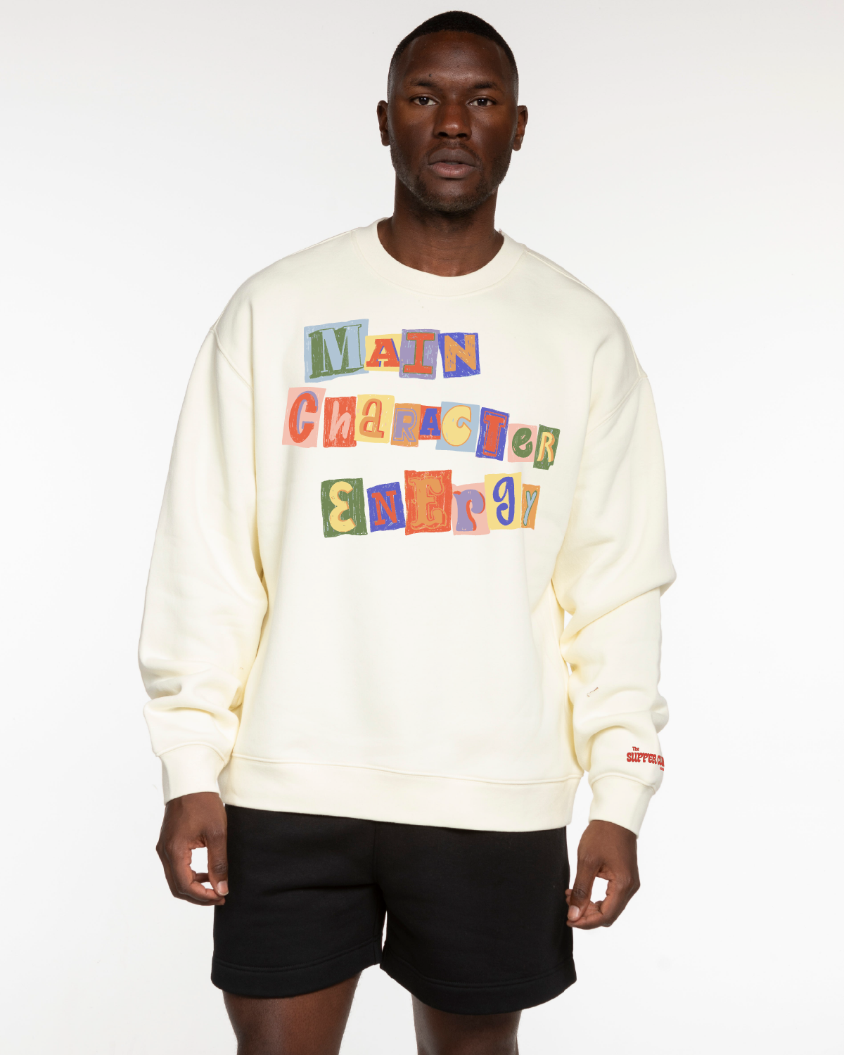 Main Character Oversized Crewneck - Butter