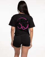 The Whole You Crop Tee - Black