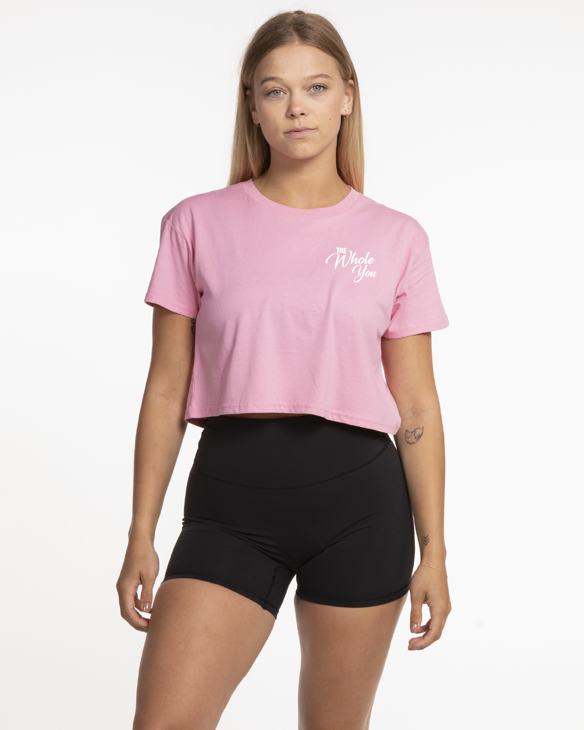 The Whole You Crop Tee - Bubblegum