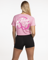 The Whole You Crop Tee - Bubblegum