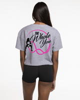 The Whole You Crop Tee - Heather