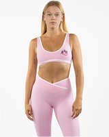 The Whole You Wellness - The Piped Bra - Pink