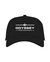 The Canvas Cap - Black - Odyssey Performance - Center Stacked Star - White