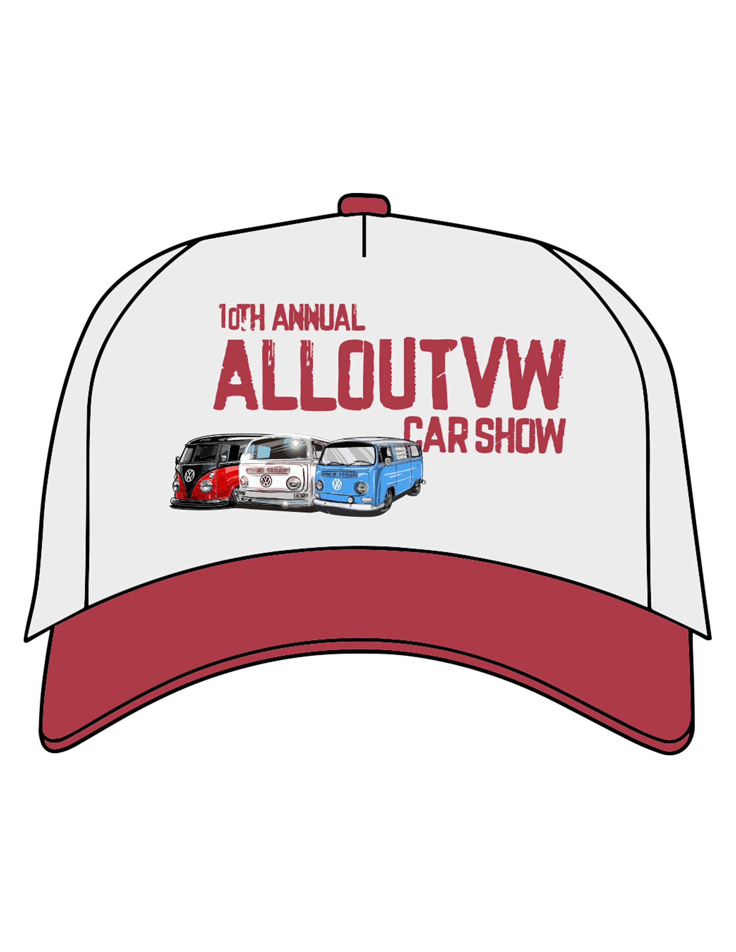 VW Car Show - 10th Annual - The Canvas Cap - Natural / Cardinal