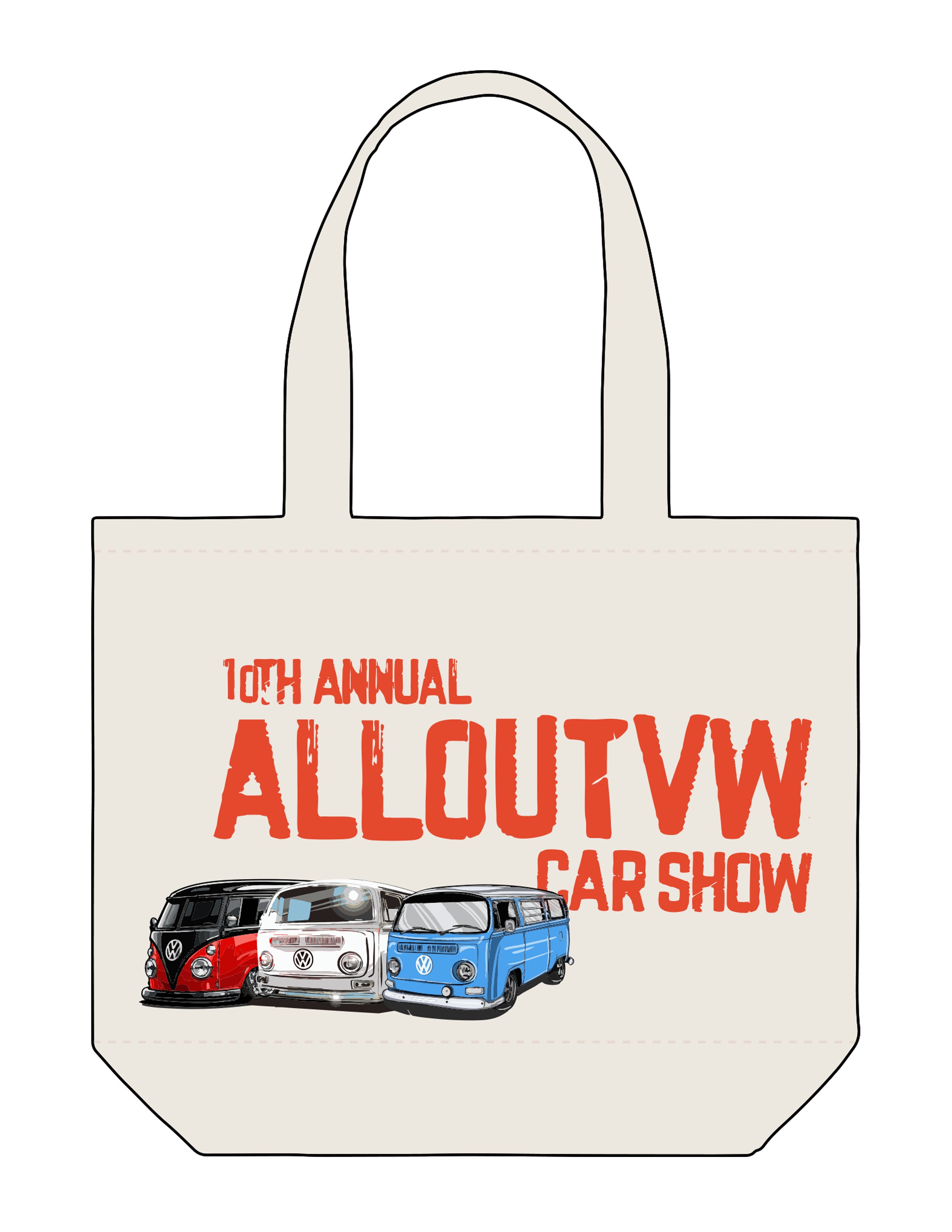VW Car Show - 10th Annual - The Tote Bag - Natural