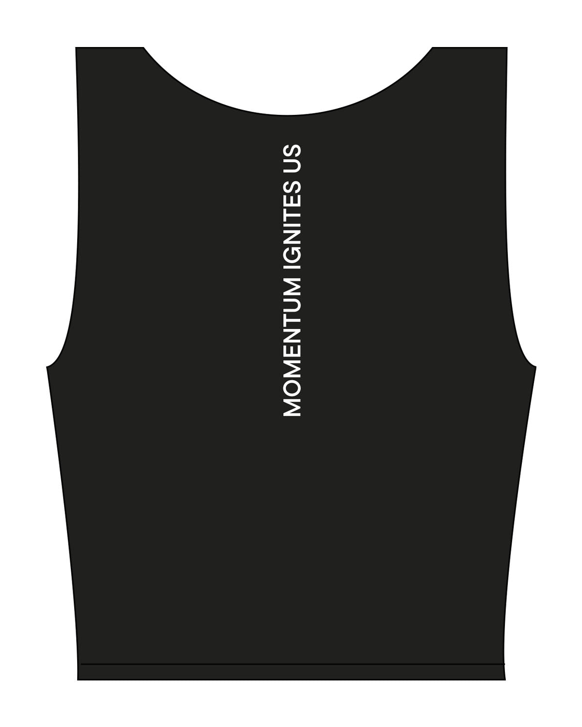 REFORM STUDIOS Core Collection - The Square Neck Tank - Black
