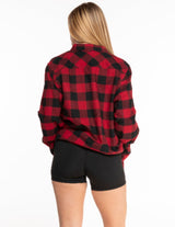 Rush Cycle Studio - The Flannel - Red / Black