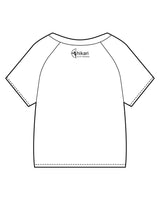 Hikari Kids Core Tee - White Clarity (Stacked Edition)
