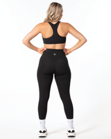 The Basic Legging - Black - Wheel House - Back Waistline - White