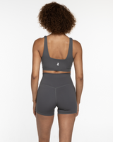 White House Pilates Box Cut Bra - Pebble