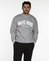 White House Pilates Mens Crewneck - Heather