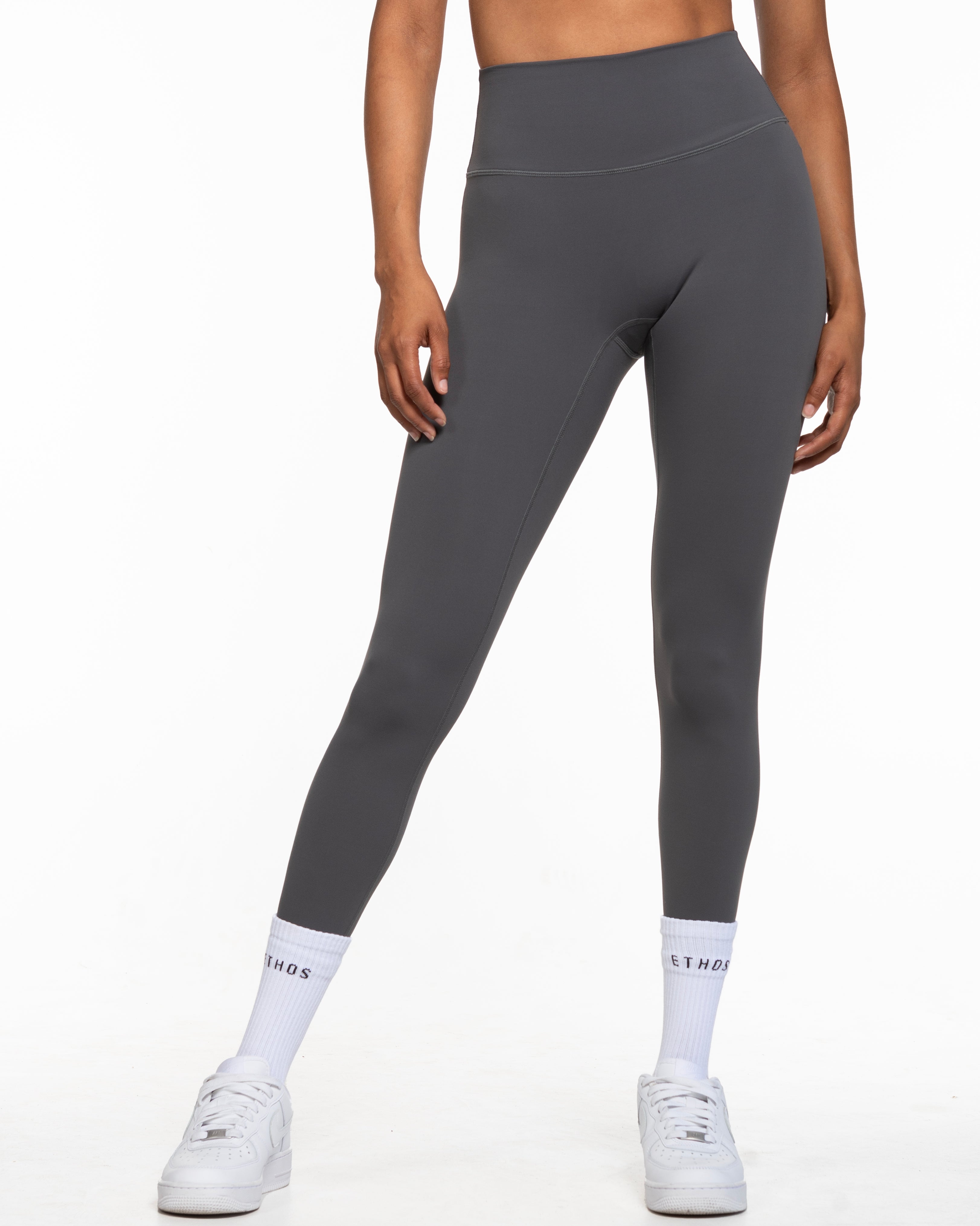 White House Pilates Basic Legging - Pebble